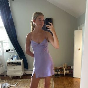 That’s so fetch purple mini dress